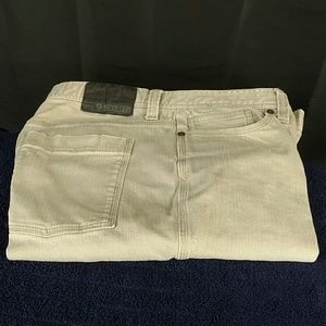 Silver colored khakis